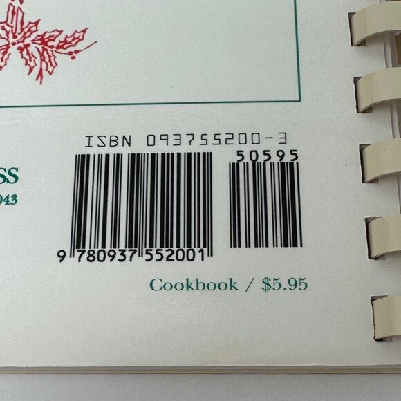 The Twelve Days Of Christmas Cookbook Spiral Bound Holiday Recipes - Picture 6 of 12